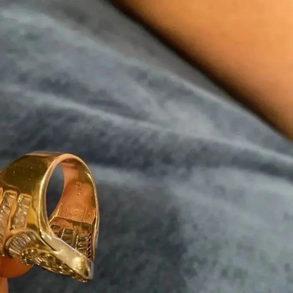 Natural Gemstones  Zircon Stamped S925 Silver Color Rings NEW - Picture 5 of 7